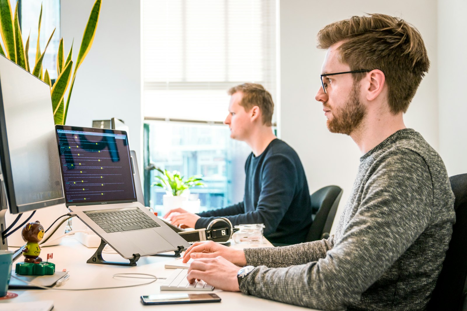 Arbeitsplatz mit PC